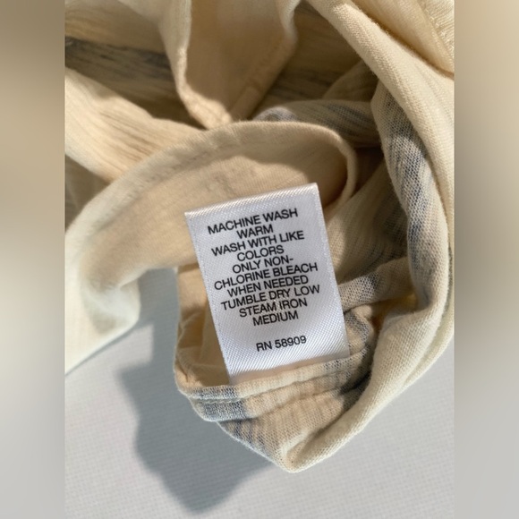 NEW Size S Mens Cremieux Kyoto Long Sleeve Button Down Shirt Cotton Ivory - Picture 5 of 8